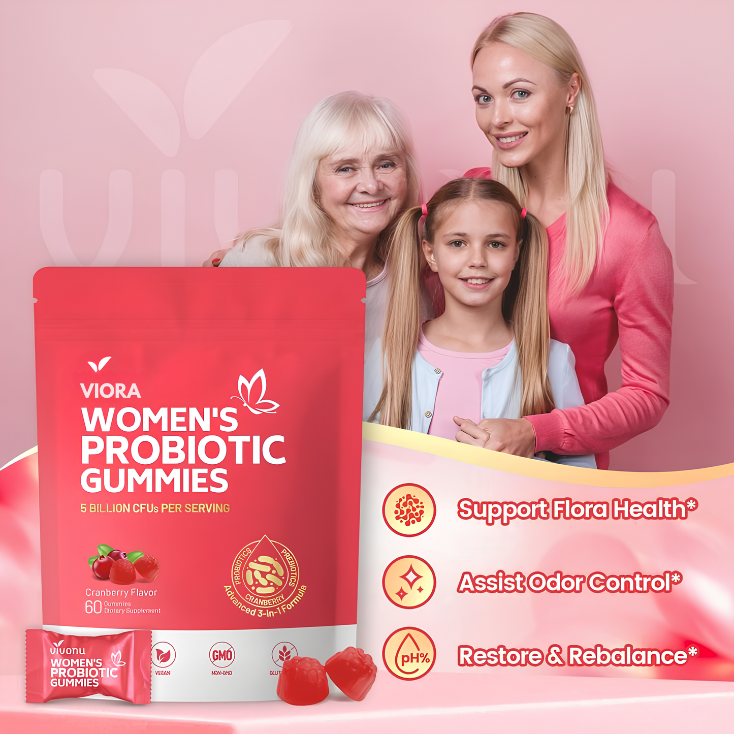 Viora Women's Probiotic Gummies